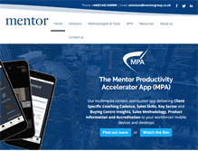 Tablet Screenshot of mentorgroup.co.uk